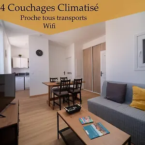  Appartement *appartement Climatise Equipe 4 Couchages*